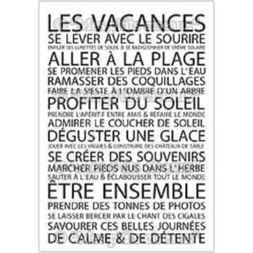 French transparent Clear Silicone Stamp/Seal for DIY scrapbooking/photo album Decorative B1009