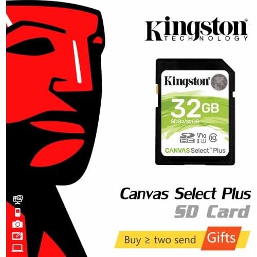 Kingston Canvas Select Plus SD Card 32GB 64GB 128GB Memory Card cartao de memória Micro SD Card 256GB for 4K Video Camera