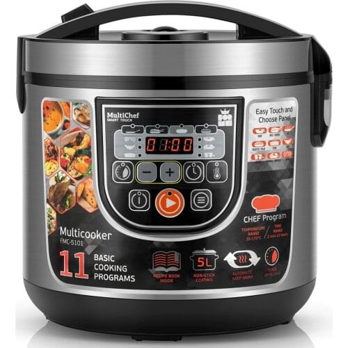 Multicooker Rice Cooker 11 in 1 DIY Functions Soup Stew Porridge 5L Electric Rice Cooker Cooking Pot Food Steamer ForMe FMC5101