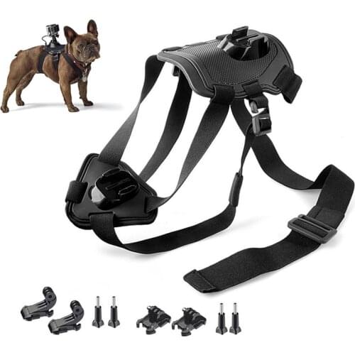 Fetch Dog Harness Chest Strap for GoPro Hero 9 8 7 6 5 4 Session Sjcam Sj4000 Yi 4K Eken H9r DJI Action Camera Go Pro Accessory