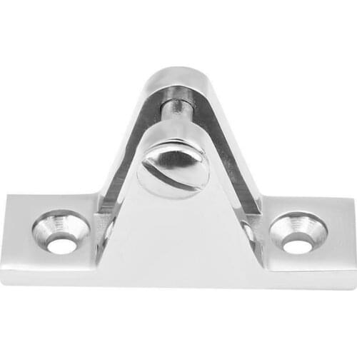 Stainless Steel Deck Hinge Boat Bimini Top Fitting 90 Degree