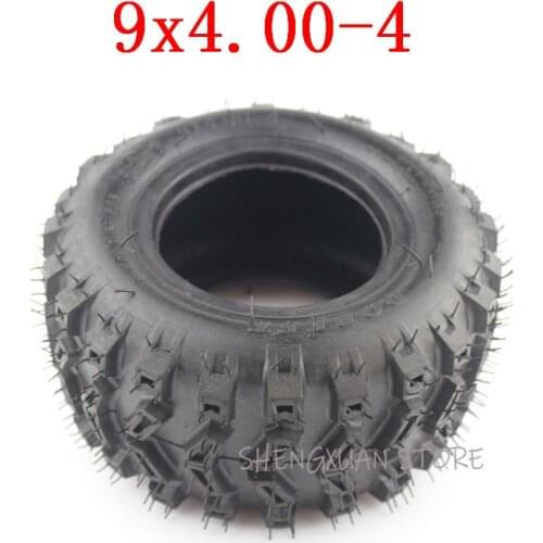 Newest 9X4.00-4 tubeless TubeType Tire for Weedeater Riding Mower ocket Bike Go Kart Mobility Zooma Mower GoPed Electric Scooter