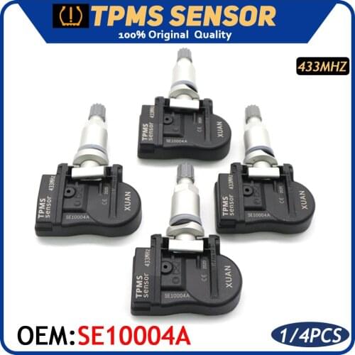 TPMS Programmable Tire Pressure Sensor SE10004A Fit For Chrysler Dodge Ford For Jeep Lincoln For Volkswagen Volvo 433Mhz