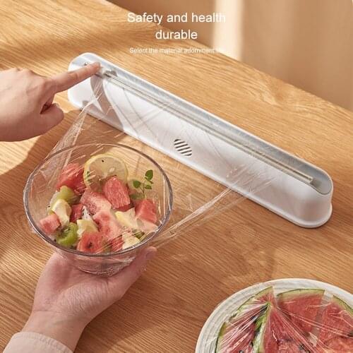 Cutting Machine Household Plastic Wall Mounted Food Wrap Packaging Machine Sealer Aluminum Foil Precision Cutting For Kitchen