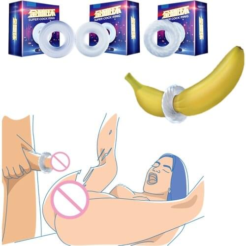 Delay Ejaculation Erection Silicone Penis Ring Sex Toys For Couples Mens Masturbator Eroticos Exotic Accessories Sex Product