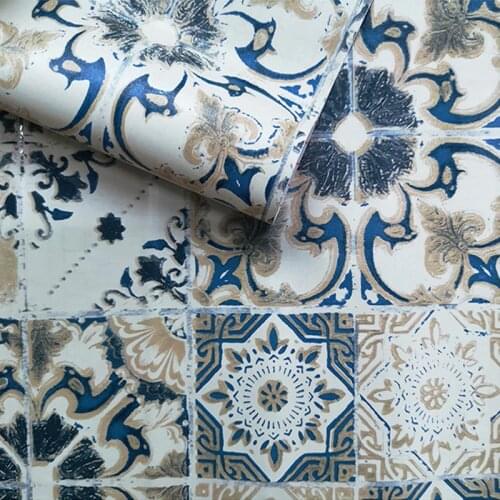 Blue Modern Textured Self-Adhesive Wallpaper For Walls Bedroom Living Room Background Decor Non Woven Wall Paper Rolls