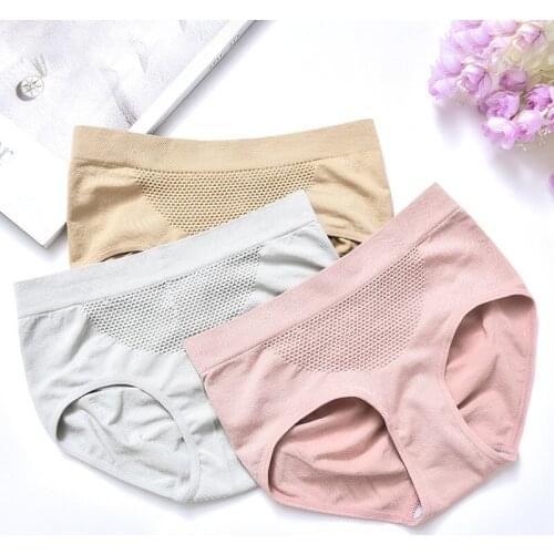 Comfortable and breathable womens new panties belly tucked briefs for women
