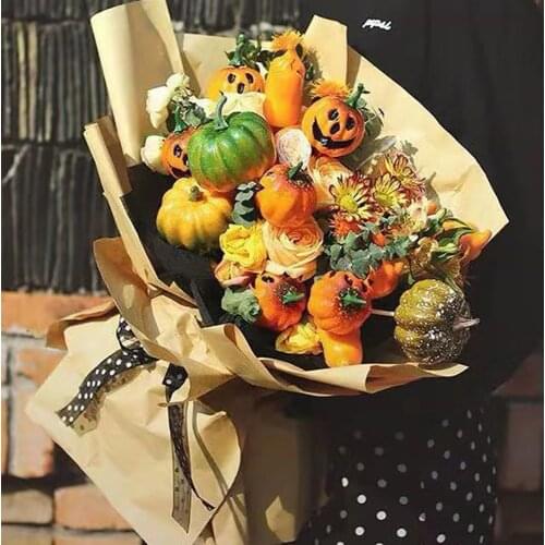 Halloween Decoration Artificial Pumpkin Diy Home Decoration Accessories Farmhouse Pumpkins Decor Photography Props Fake Food