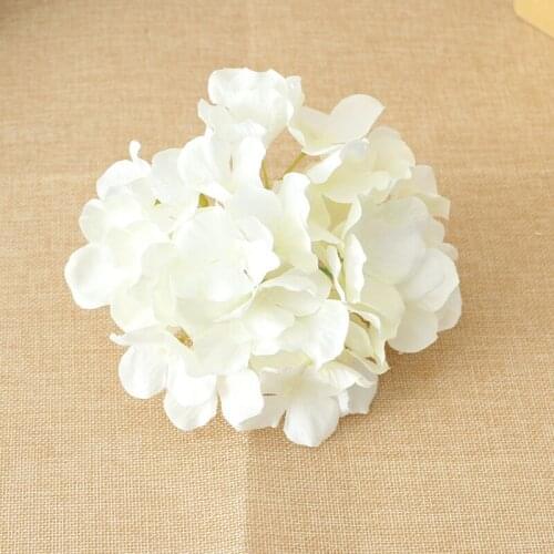 25pcs DIY artificial flower heads Hydrangea Peony Silk Wedding flowers Floral wall backdrop For hotel background decoration
