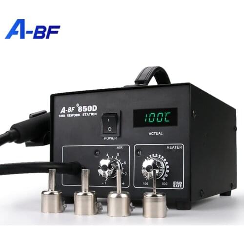 A-BF 850D Air Pump Type Soldering Welding Station Hot Air Gun Chip Level Adjustable Desoldering Station Maintenance Tool