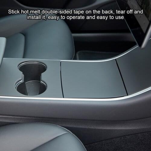 Car central control panel protective patch for Tesla Model 3 2017-2019 Central control three patch feels for Tesla Model Y