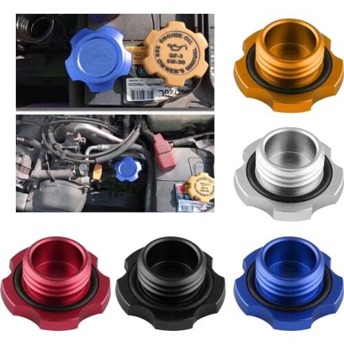 Car Oil Fuel Cap Filler Tank Cover for Subaru Impreza Forester