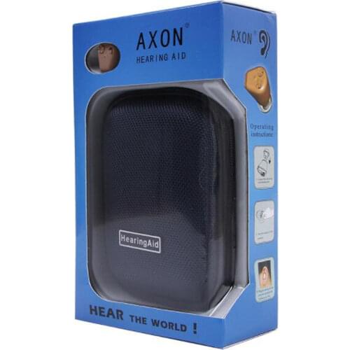 AXON K-88 Mini Rechargeable In Ear Invisible Hearing Aid Volume Adjustable Audiphone Sound Voice Amplifier Deaf Ear Hearing Aids