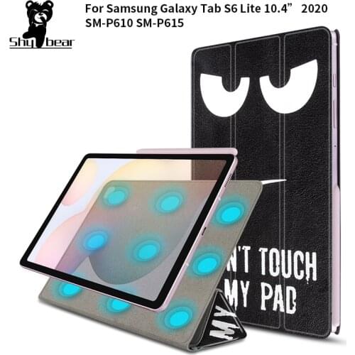 Case for Samsung Galaxy Tab S6 Lite 10.4 SM-P610 SM-P615 Double Magnet Adsorption Cover Case Smart funda capa Shell +gifts