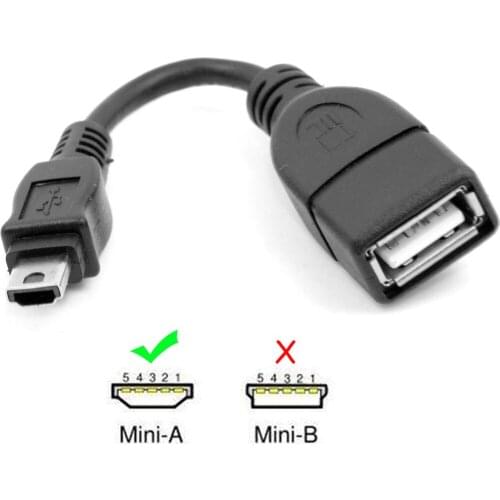 CY Chenyang USB2.0 OTG Mini A to USB for Handycam and BenQ S6
