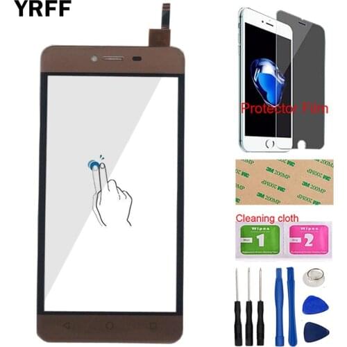 YRFF Touch Screen Digitizer Panel For Wiko Lenny 3 Max 5.5'' Touch Screen Front Glass Assembly Panel Sensor Tools Protector Film
