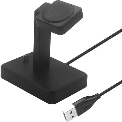 For -S-amsung -Galaxy Watch 3 Watch Active 1/2 Wireless Charger Earbuds Buds Charging Dock Smart Watch 2In1 Charger