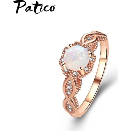 Korean Fashion Opal Rings For Women Real 925 Sterling Silver Engagement Wedding Rings Fine Jewelry Gifts