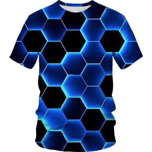 Summer Three-dimensional 3D vortex T-shirt Men Women Fashion 3D T Shirt Short Sleeve Harajuku Hip Hop Cute Tshirt