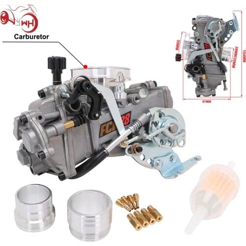 Motorcycle Dirt Bike Zinc FCR28 33 35 37 38 39 40 41MM FCR Carburetor Add Power 30% For Keihin CRF450 CRF650 FS450 Husqvarna