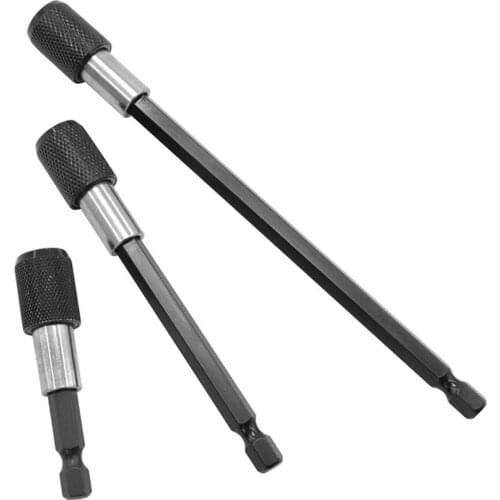 Hige quality Multifunctional 3Pcs/Set Magnetic Extension Bit Set Quick Release 1/4 Hex Shank Tools Drill Bits for Screwdrivers