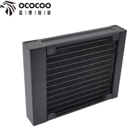 OCOCOO AS120-L Pure Aluminum Cooler Radiators 30mm Thickness Standard Water Cooling Radiators Suitable For 120mm Fans