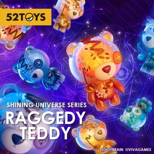 Original Torn Bear Little Universe Series Blind Box Toys Model That Will Shine Confirm Style Cute Anime Figure Gift Surprise Box