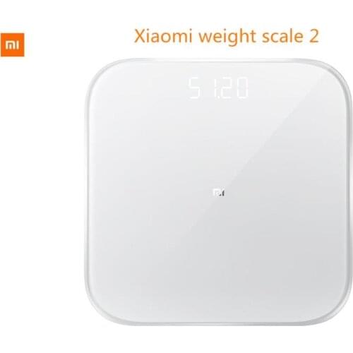 Original Xiaomi Weight scale 2 electronic weighing support Android4.4 iOS9.0 above bluetooth 4.0 digital scale Free Shipping DHL