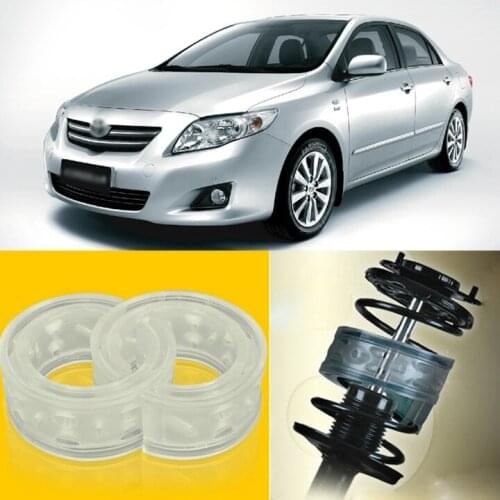 2pcs Power Front /Rear Shock Suspension Cushion Buffer Spring Bumper For Toyota Corolla EX