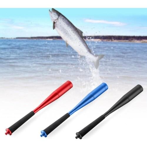 Fishing Priest Portable Multifunctional Aluminium Alloy Fish Whacker Bat Tool with EVA Handle for Fisherman