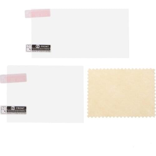 Clear Film Top+Bottom LCD Screen Protector For New 3DSLL/XL Console