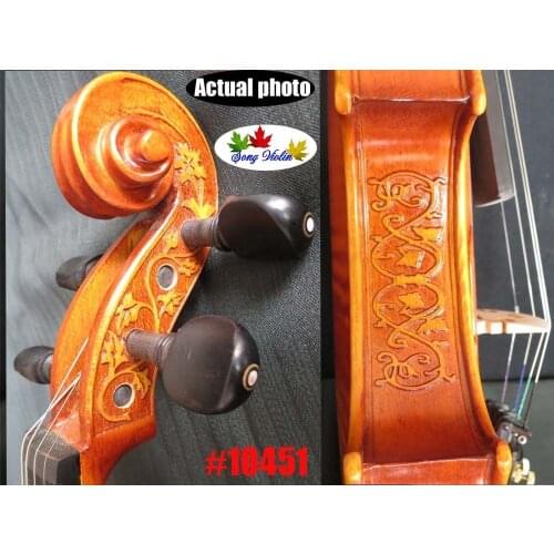 Carving rib neck SONG Brand master 4/4 violin,great deep tone#10451