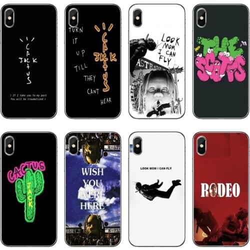 Silicone Case For iPhone 12 11 Pro Max XS Max XR X 8 7 Plus 6 6S Plus 5 5S SE 2020 TRAVIS SCOTT Look Mom I Can Fly Case Coque