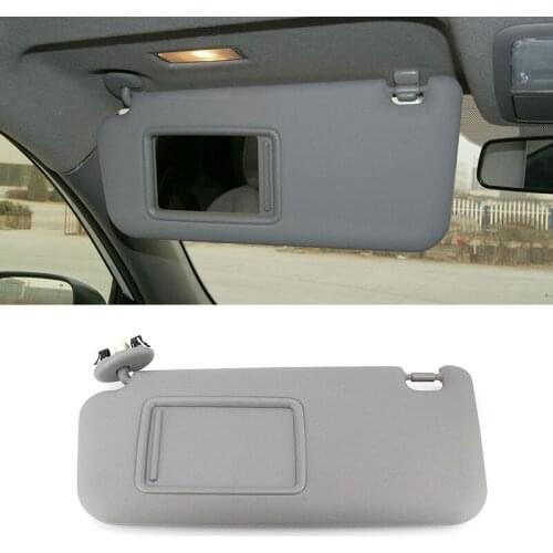 Gray Left Driver Side Sun Visor for Toyota RAV4 2006-2009 74320-42501-B2 Car Interior Front Window Cover Shade Sunvisor Sunshade