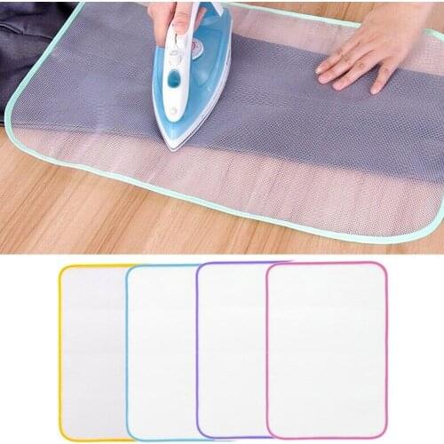 High Temperature Resistance Ironing Scorch Heat Insulation Mesh Cover Cloth Household Pad Mat Protective Cloth Sizes S/L Ir S3N9