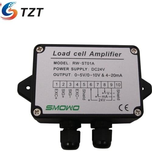TZT 0-5V/10V 4-20mA Load Cell Sensor Amplifier Transmitter Strain Gauge Transducer