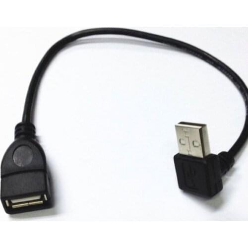 USB A female to USB A Male UP angle adapter cable FM 0.25m