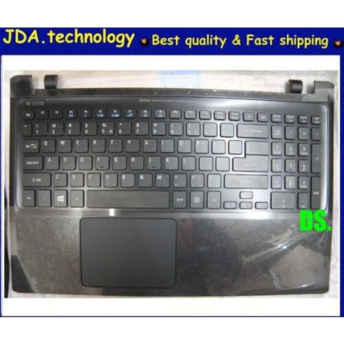 Wellendorff New/orig palmrest top case for Acer V5-551 V5-551G palmrest upper cover US keyboard Touchpad Black