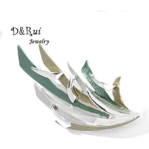 Girls Vintage Leaf Brooch Pin Jewelry Banquet Party Ladies Coat Clothes Enamel Pins Brooches for Women Accessories Drop Shipping