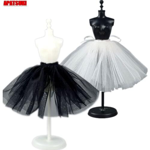 1PC Petticoat Crinoline For Barbie Doll Ballet Dress Slip Tutu Underskirt Clothes Outfits 1/6 BJD Dollhouse Accessories DIY Toys