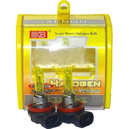 2Pcs Car HeadLight Bulbs H9 12V 65W Auto Halogen Bulb Yellow 3000K Quartz Glass Car HeadLight XENON H9 Car Bulb Fog Lamp