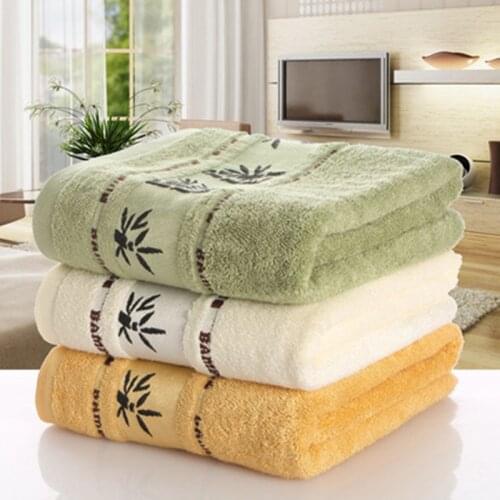 3Pcs Super Soft Gift Absorbent Towels Bamboo Fiber Bath Towels Bathroom 70*140Cm Beach Towel Large Size for Adults Drying