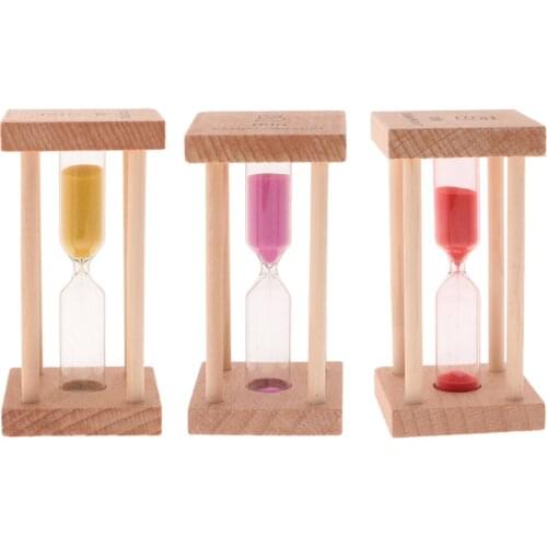 5 Mins Wooden Sandglass Baking/Cooking Timer Hourglass Home/Kitchen Accessories Ornament