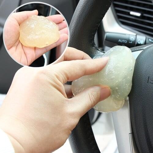 80g Super Dust Clean Clay Dust Keyboard Cleaner Slime Toys Cleaning Gel Car Gel Mud Putty Kit USB for Laptop Cleanser Glue 2021