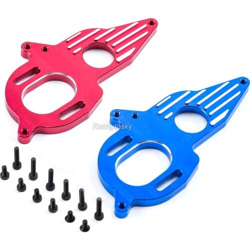 Aluminum Adjustable Motor Mount with Cooling Heat Sink Fits for 1/10 1:10 Arrma 4X4 3S 4S BLX brushless vehicles