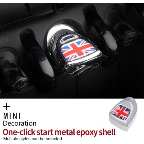 Car-Styling One-Click Car Start Button sticker For BMW MINI COOPER F54 F55 F56 F60 Interior Case Decoration Accessories