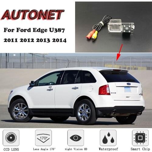 AUTONET Backup Rear View camera For Ford Edge U387 2011 2012 2013 2014 Night Vision Parking camera /license plate camera