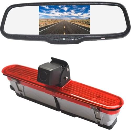 Vardsafe VS211C Reverse Camera Rear Mirror Monitor Kit for Fiat Doblo / Opel Combo / Vauxhall Combo / Ram ProMaster City