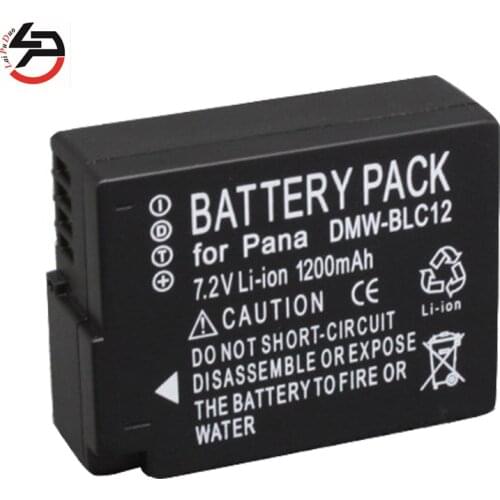 LPD 7.2v 1200mah 100% brand new Replacement Camera Battery For Panasonic MC-FZ200 DMW-BLC12E DMC-FZ200 DMC-FZ200GK DMC-FZ200K