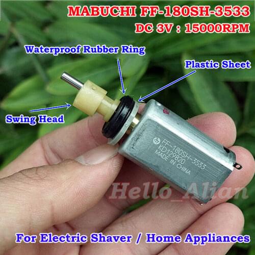 MABUCHI FF-180SH-3533 Precious Metal Brush Motor DC 2.4V 3V 3.7V 21800RPM High Speed for Electric Shaver
